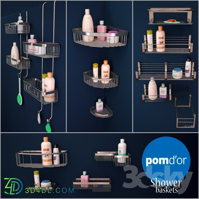 Bathroom accessories - Pom_dor-shower baskets