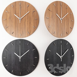 Watches _ Clocks - OVAL minimalist wall clock 