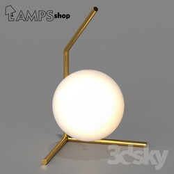 Table lamp - Milky Lamp Triple Stick Alt V2 
