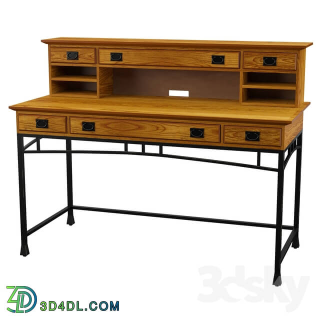 Table - Bilboa Computer Desk with Hutch