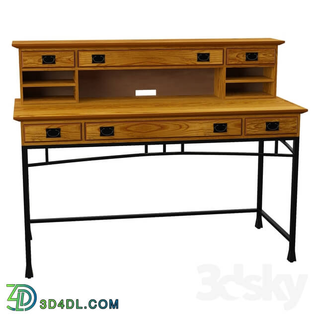 Table - Bilboa Computer Desk with Hutch