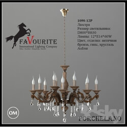 Ceiling light - Favourite 1090-12 light chandelier 