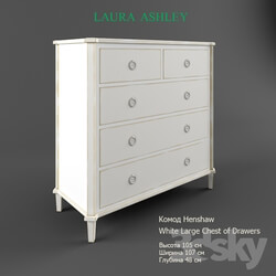 Sideboard _ Chest of drawer - Henshaw White Large Chest of Drawers by Laura Ashley 
