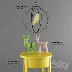 Other decorative objects - Ikea SAMSPELT KLADSAM STOCKHOLM Set 