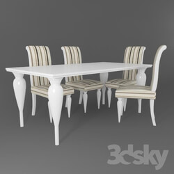 Table _ Chair - Beta mobili. Dining table art. 2201 