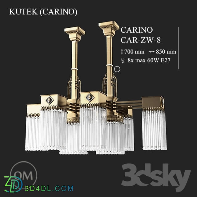 Ceiling light - KUTEK _CARINO_ CAR-ZW-8