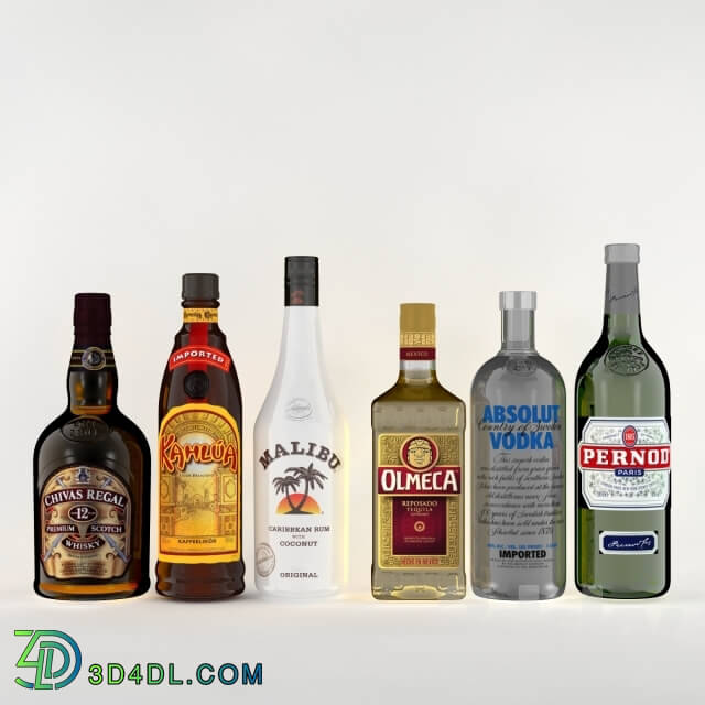 Food and drinks - Elite alcohol_ set of 3