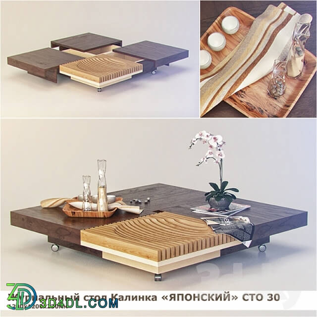 Table - Coffee table Kalinka _quot_JAPANESE_quot_ SRT 30