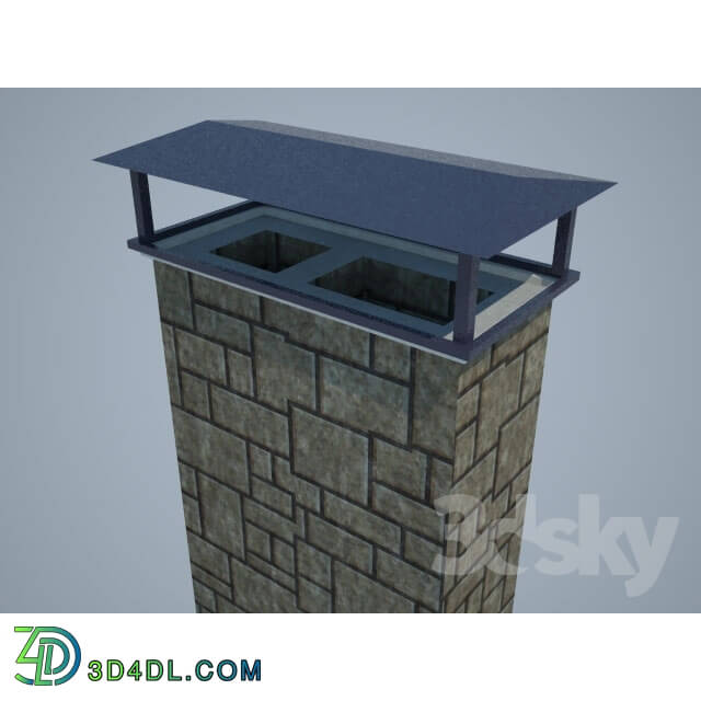 Other architectural elements - fireplace chimney