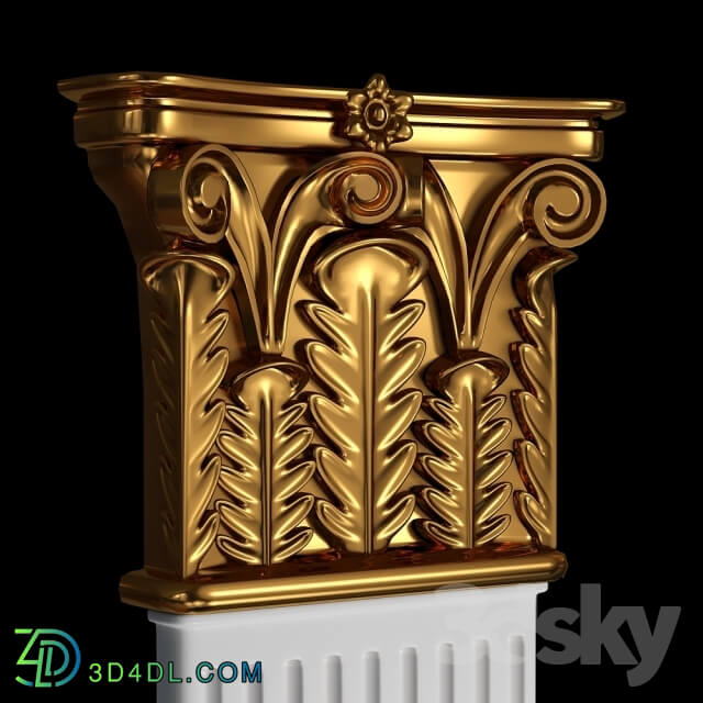 Decorative plaster - Classic_column