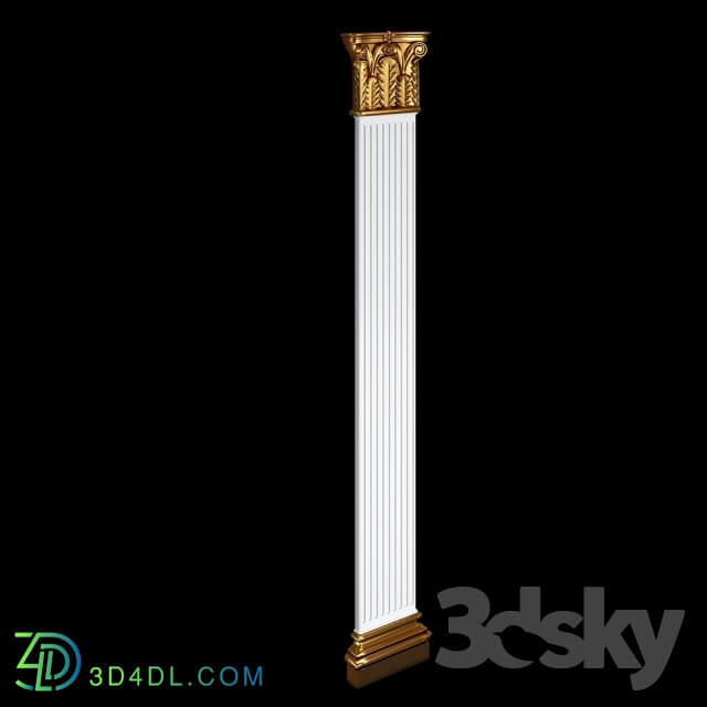 Decorative plaster - Classic_column
