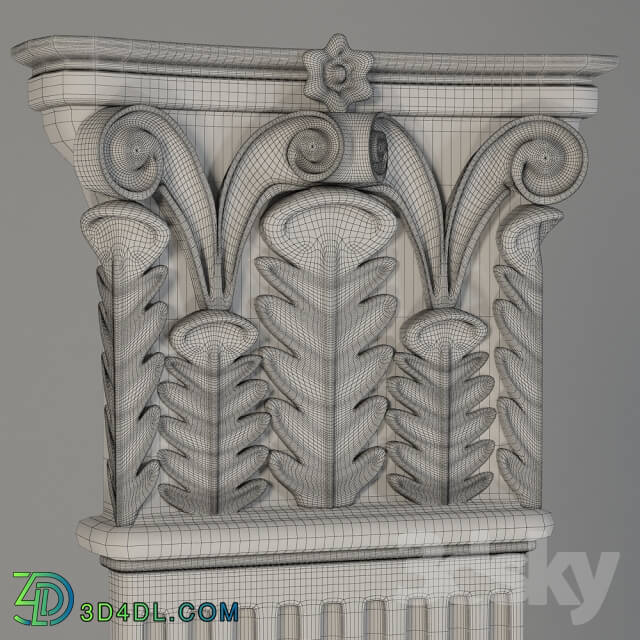 Decorative plaster - Classic_column