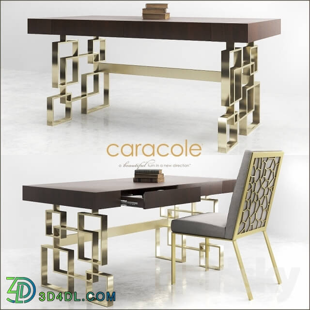 Table _ Chair - CARACOLE Gridlock CON-CONTAB-012