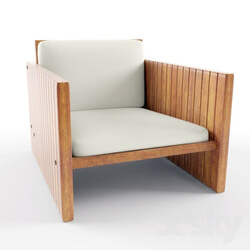 Arm chair - Wood Balcony Chair 