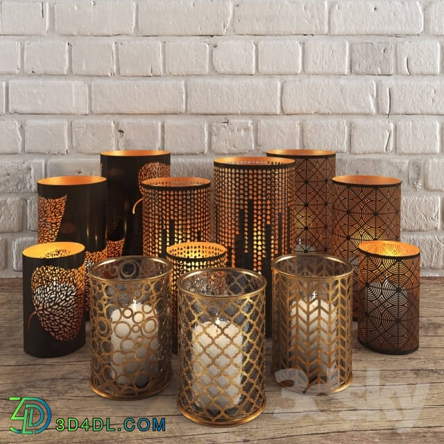 Other decorative objects - Candle Holders Set