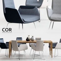 Table _ Chair - COR Cordia Stuhl and Delta Tisch Table 