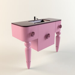 Bathroom furniture - Pink wash 