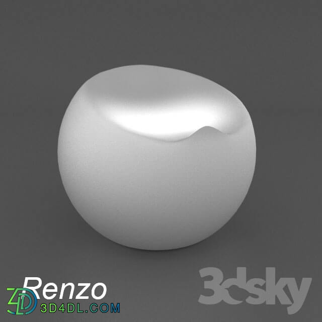 Other soft seating - D-3 Renzo Cvetyaschiysya poof