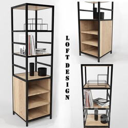 Office furniture - Shelving in the industrial _loft_ style 