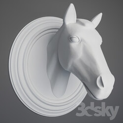 Sculpture - Decorative horse 