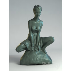 Sculpture - sculpture of a girl _bronze_ 