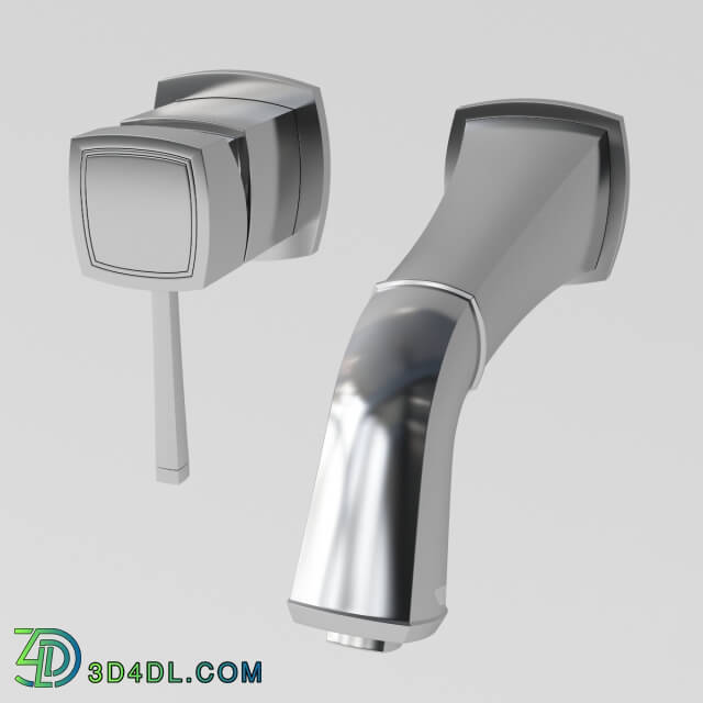 Faucet - GROHE Grandera Single-Handle Wall-Mount