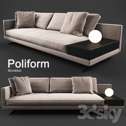 Sofa - Poliform Mondrian Sofa 
