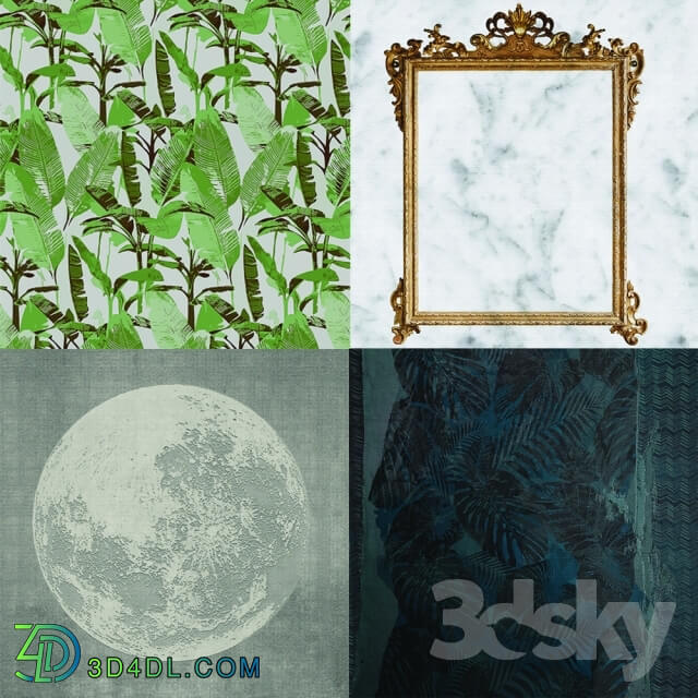 Wall covering - Wall_deco - Contemporary Wallpaper Pack 32