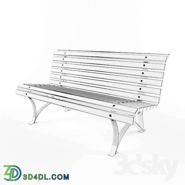 Other architectural elements - Bench _Shady_ SKT-1-7