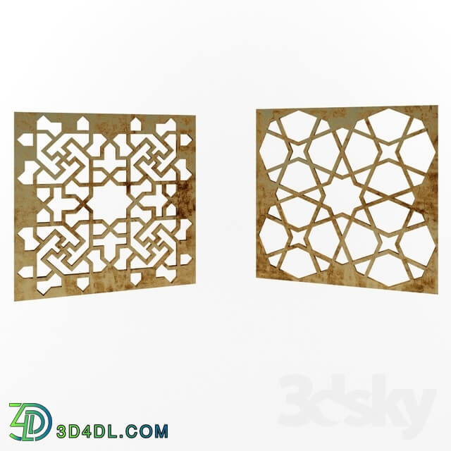 3D panel - 3D panel of Iranian decor