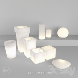 Floor lamp - Collection of floor lamps _WHITE WHITE __ 
