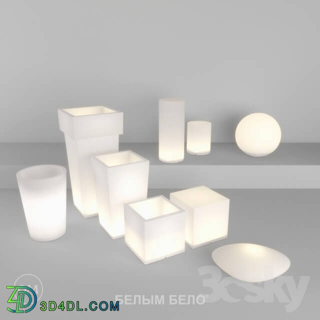 Floor lamp - Collection of floor lamps _WHITE WHITE __