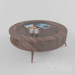 Table - Round End Table 