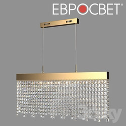 Ceiling light - OM LED Suspension Light with Eurosvet 90110_1 Triomphe Crystal 