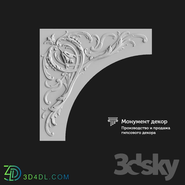 Decorative plaster - OM Corner UT 01