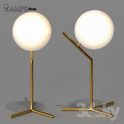 Table lamp - Milky Lamp Triple Stick 