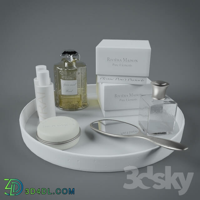 Bathroom accessories - Decorative set
