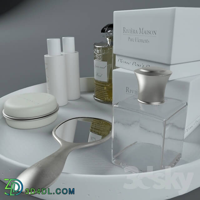 Bathroom accessories - Decorative set