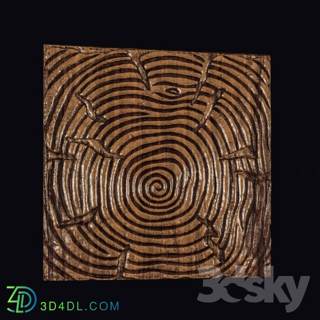 Other decorative objects - Oka wood panel wall decor