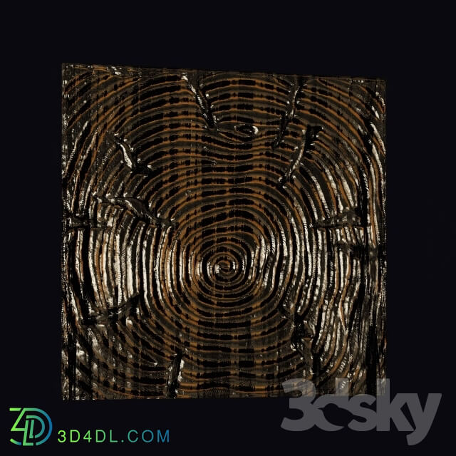 Other decorative objects - Oka wood panel wall decor