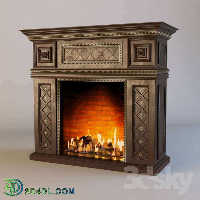 Fireplace - Classic wood for the fireplace portal