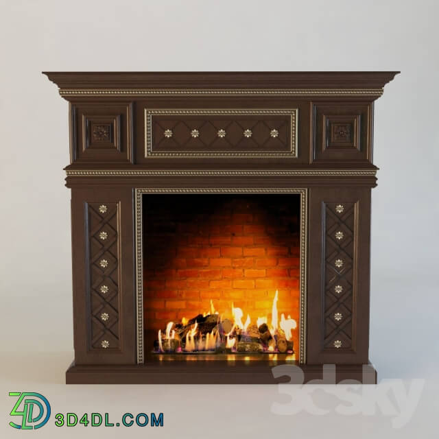 Fireplace - Classic wood for the fireplace portal