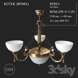 Ceiling light - KUTEK _ROMA_ ROM-ZW-3 1 