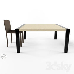 Table _ Chair - MINOTTI  LENNON ROMA 