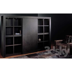 Wardrobe _ Display cabinets - Rack bar Smania size with the texture of the skin 