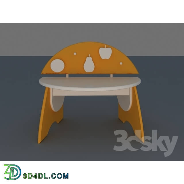 Table _ Chair - _777ddd_
