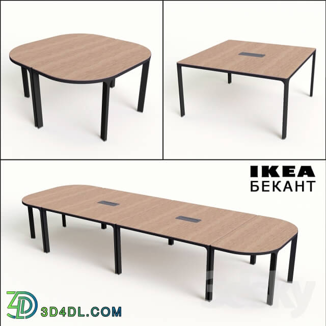 Office furniture - Conference table Ikea bekant