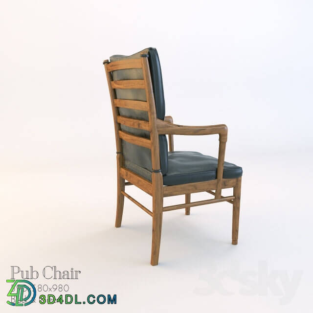 Chair - Leather Pub Chair