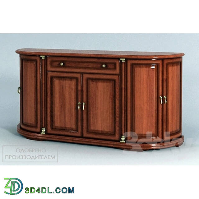 Sideboard _ Chest of drawer - Chest oval 6-door _D_okonda_