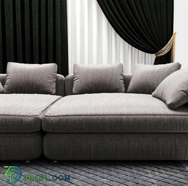 Sofa - Sofa Minotti Jagger